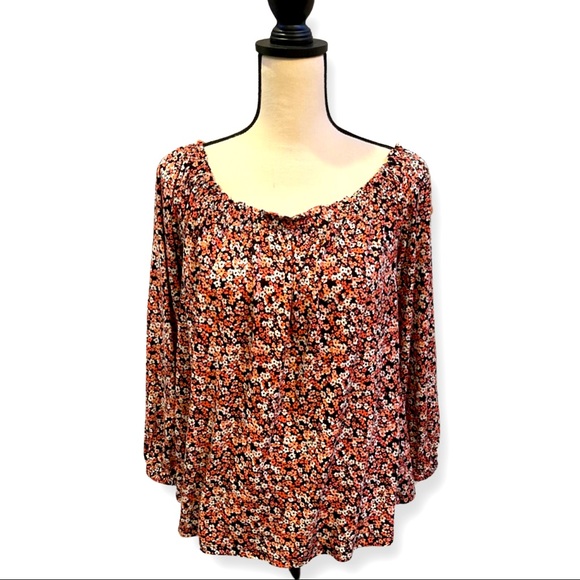Michael Kors Tops - Michael Kors -Floral Peasant Top